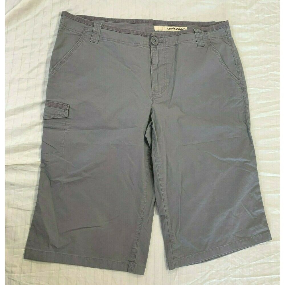DKNY WOMENS CARGO CAPRIS PANTS SIZE 14